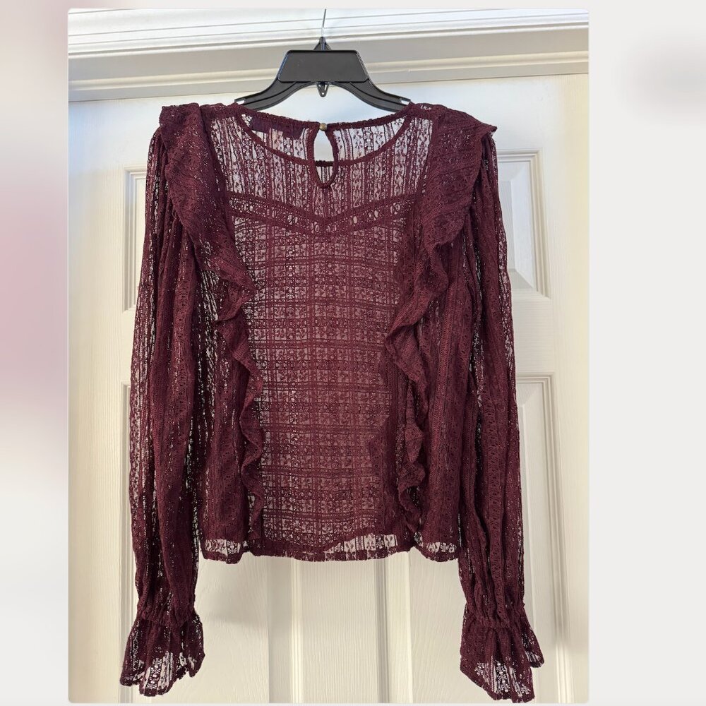 Burgundy/Maroon Blouse